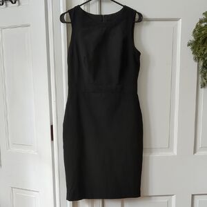 Ann Taylor Little Black Dress 4 Lined Sleeveless Work